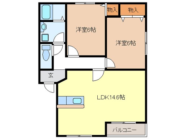 マスキャン尾花の物件間取画像